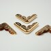 8pcs Rose Gold Metal Bag Purse Book Wood Corner Protector Leather Bend Edges DIY
