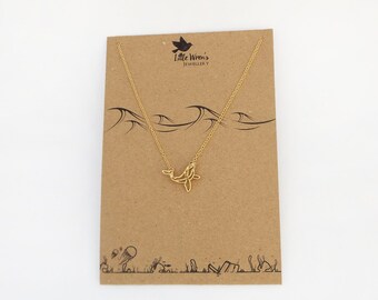 Whale Necklace // Dainty Necklace • Nautical Jewellery • Orca Necklace • Whale Jewellery • Gold Necklace • Valentines Gift • Free Postage