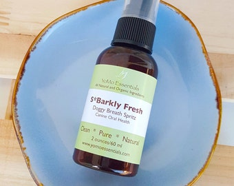S*BARKLY FRESH Doggy Breath Spritz Oral Care for Dogs Dog Breath Freshener, Natural Breath Spray