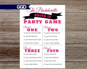 bachelorette party game bachelorette game drink if game