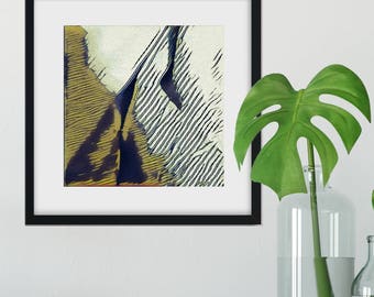 Slopes: Abstract Fine Art Print