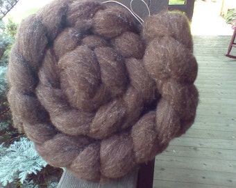 4oz. natural colored Corriedale wool roving