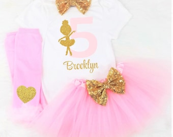girls fifth birthday outfit girls 5th birthday outfit ballet 5th birthday outfit girls 5th birthday shirt girls ballerina 5th birthday