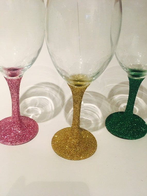 Glitter Wine glasses