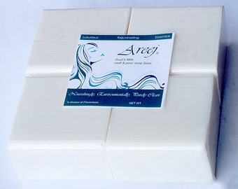 Areej 5 LB Goats Milk Melt and Pour Soap Base