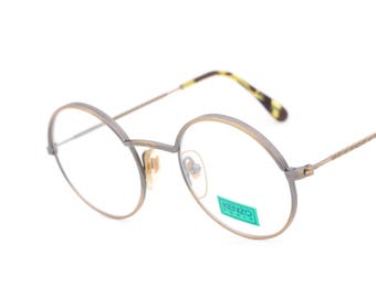 vintage round eyeglasses Kenzo Oscar K17 made in France 1980