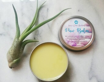 All Natural Paw Balm | Herbal Pet Care | Skin Repair Balm | Pet Balm |Pet Wellness Care | Paw Wax | Calendula Wax | Calendula Balm | 2oz