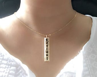 8mm gold filled Hawaiian necklace.