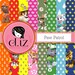 Paw Patrol digital paper, 16 papers featuring, all 8 paw patrol pups! 8 seamless patterns and 8 non seamless
