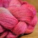Corriedale Wool Top - 'Rose Brocade Dark'