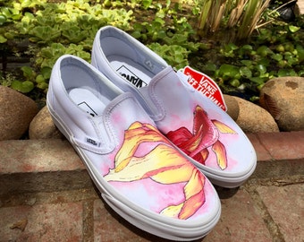 Goldfish Custom Hand-Painted Shoes // Vans or Standard Soes // Fish