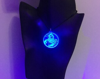 Scorpio Black Light Reactive Zodiac Pendants