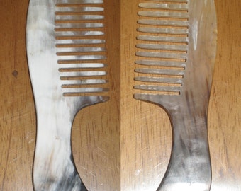 INKASSOUL Handmade Horn Comb 6.10L"x2H"x0.16W" / 15.5Lx5Hx0.4Wcm - Andean Trends (free shipping)