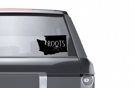 Washington Vinyl Window Decal Washington Roots Sticker