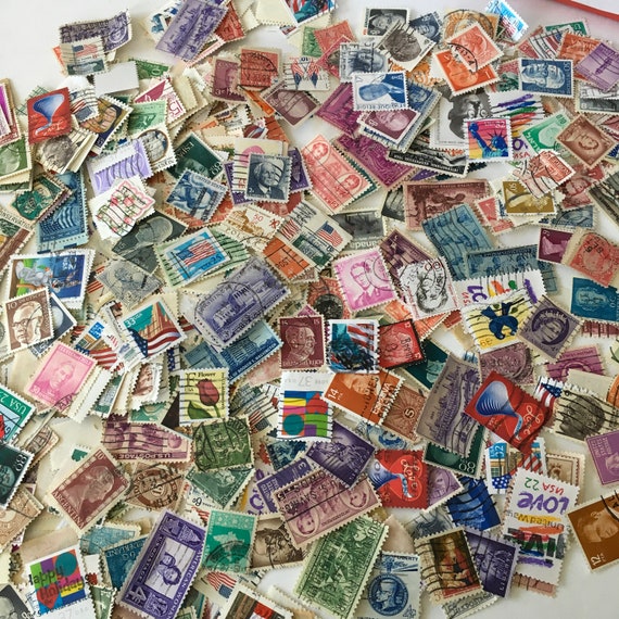 Worldwide Stamps Lot Foreign stamps & US stamps Cancelled