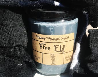 Free Elf 100% Soy Wax Candle