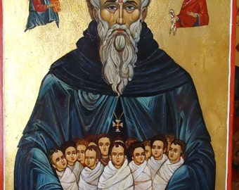 icon Saint Stylianos,Orthodox icon, Byzantine icon, Religious icon,greek icon,Russian icon MADE TO ORDER