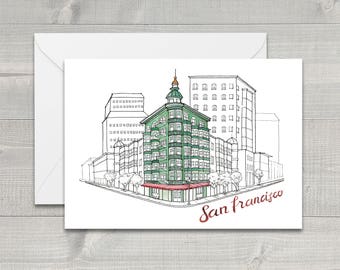 North Beach San Francisco Greeting Card