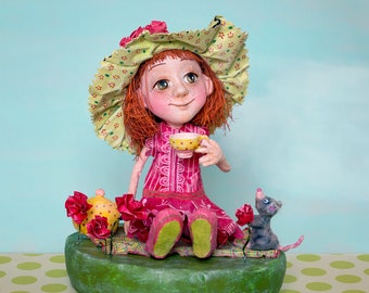 Sculpture en papier mâché, "Déjeuner sur l'herbe"