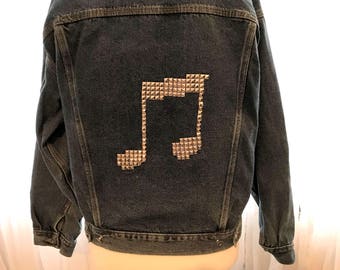 T E M P O - Custom Studded Denim Jacket