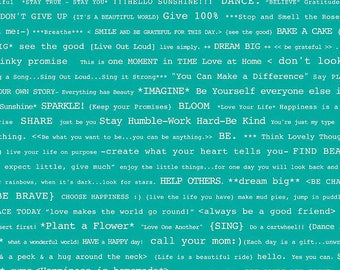 Bee Basics Happy Text by Lori Holt from Riley Blake
