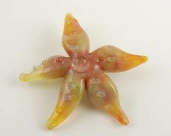 Ivory Blush Starfish Pendant - Prima Donna Beads