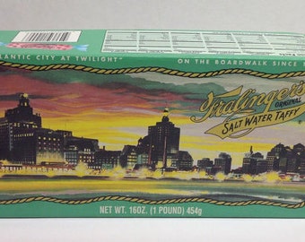 Vintage Fralinger's Original Salt Water Taffy BOX ONLY Mint Condition