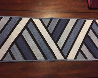 denim table runner
