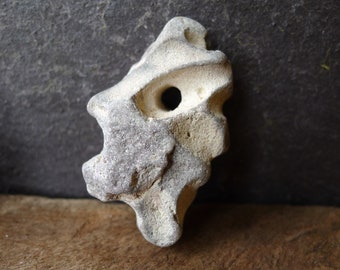 Holey Beach Stone / Lucky/ Scottish Hag Stone / One Hole
