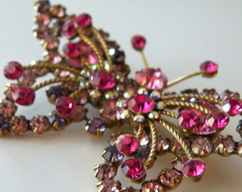 DeLizza and Elster, Inc Juliana butterfly brooch, pin.