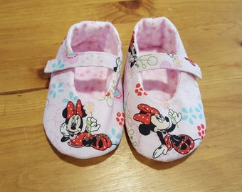 Minnie Mouse Mary Jane baby shoes Boodies soft sole shoes slippers