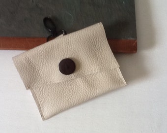 Repurposed Leather Belt Purse, Belt Bag,