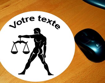 Mouse pad Balance personalize name or Word of your choice