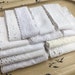 MBHB-001 Vintage Style Cotton Lace Trim Bundle 12 Pieces 12 Meters Total of Small Scraps Collage Journal Scrapbook Doll Craft