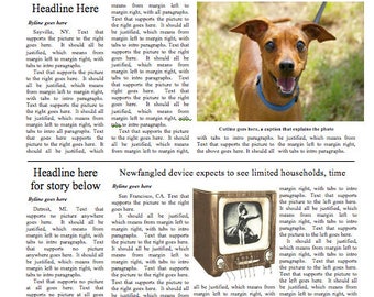 newspaper templet