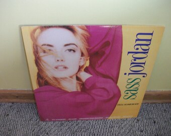 Sass Jordan Tell Somebody Vinyl Record Album NEAR MINT condition