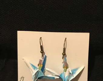 Origami Crane Earrings