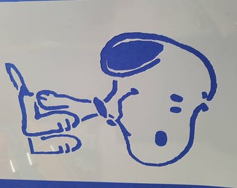 Snoopy stencil | Etsy