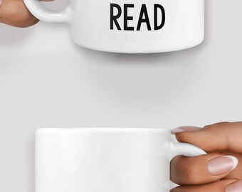 Hot girls read mug - Christmas mug - Funny mug - Rude mug - Mug cup 4P016
