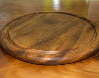 Wood Cheese Tray Serving Tray Round