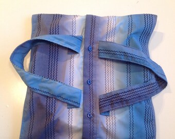 Geometric patterned pie bag