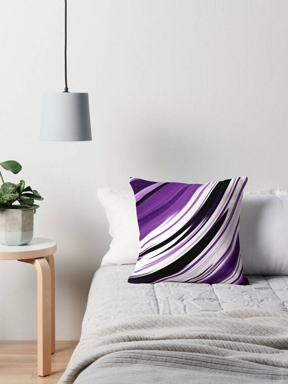 Purple Pillow Purple Decorative Pillow Purple Pillow Case