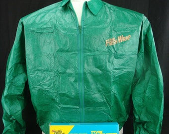 Vintage 1992 SALEM Cigarettes TYVEK Windbreaker Jacket Sz XL 44-46. Mint / New in Box