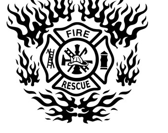 Download Firefighter svg | Etsy