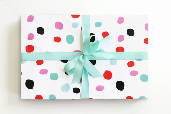 polka dot wrap