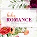 Boho Romance Vol 1, floral bouquets, watercolor flowers clipart, wedding flowers, bridal illustration, peony, anemone, leaves