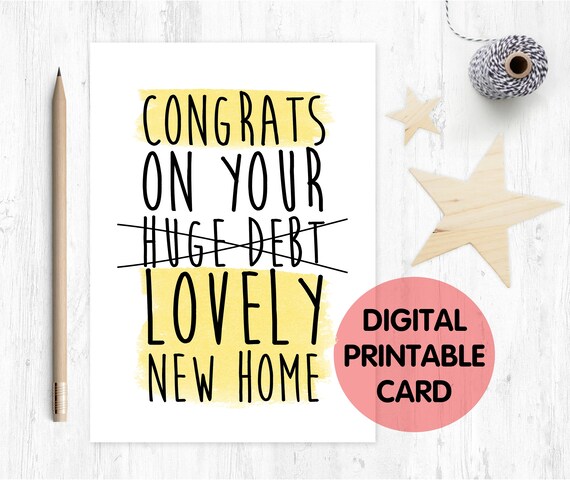 funny new home card, new home card, moving house card, 1st home card, first home card, funny first home card, funny 1st home card