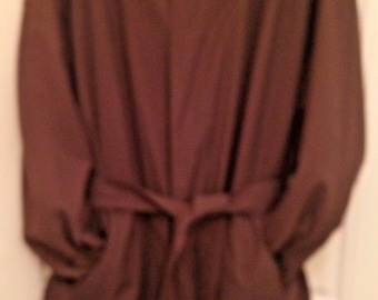 Men's Vintage all weather Raincoat Ralph Lauren Trench Belted Lined Brown 48R