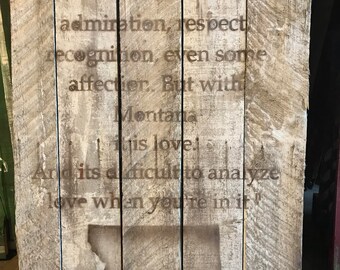 Vintage John Steinbeck quote sign