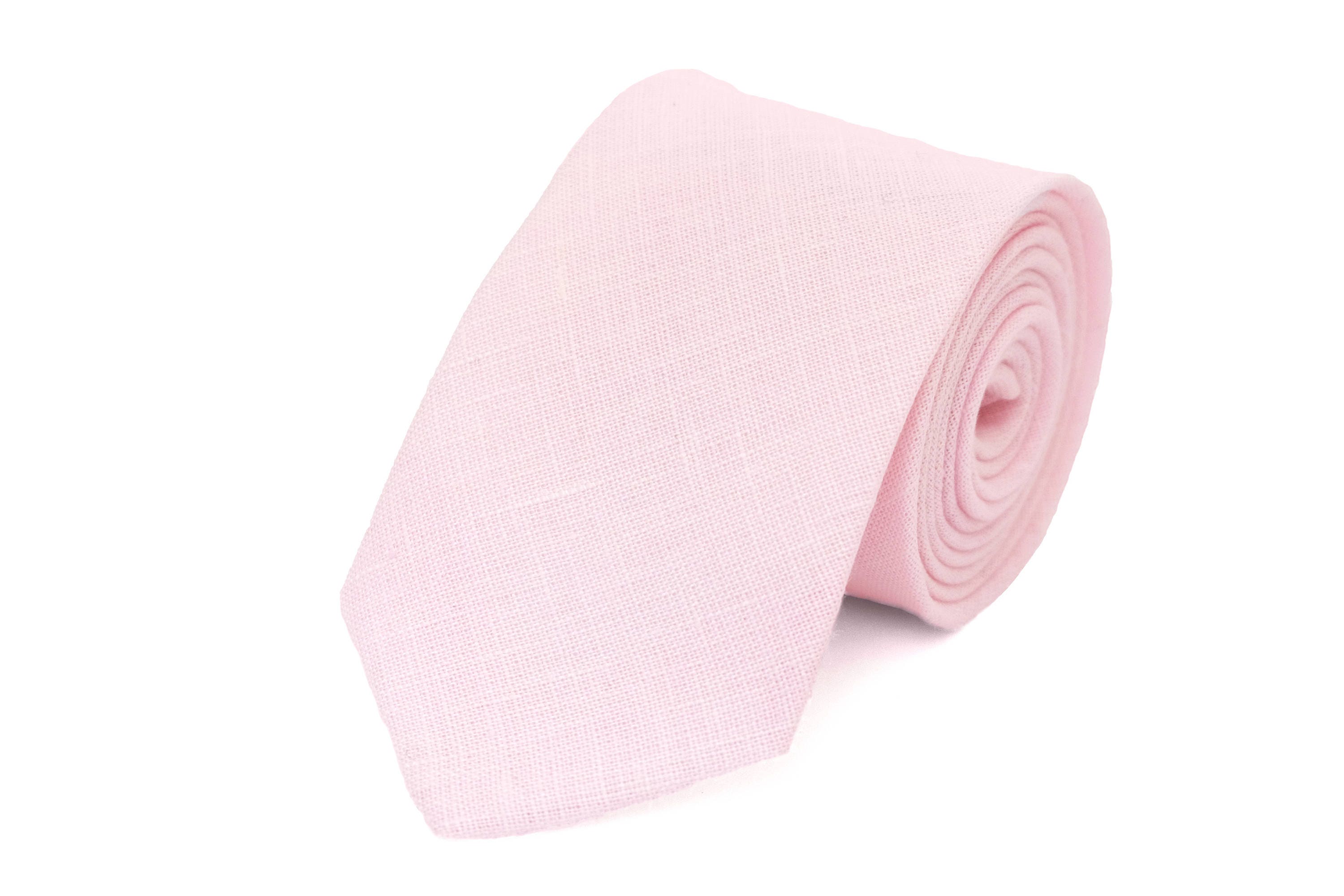 Blush pink Tie For Wedding / Necktie For Groomsmen / Blush